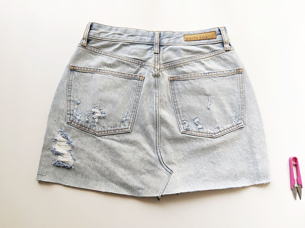 This to That: Jeans to Skirt, the OG of DIY's