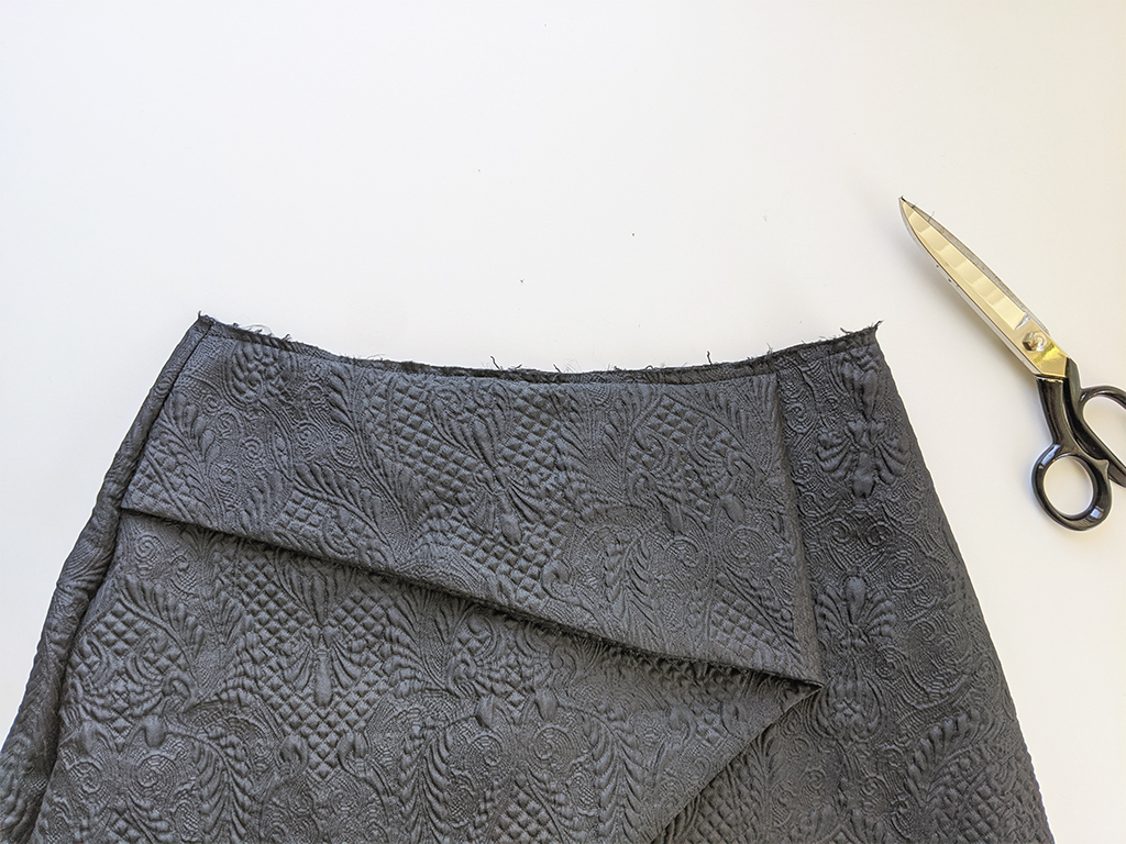 At The Seams Patterns - Sewing Tutorial: Faux Wrap Shorts