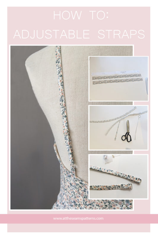 At The Seams Patterns - How to: Sew Adjustable Straps