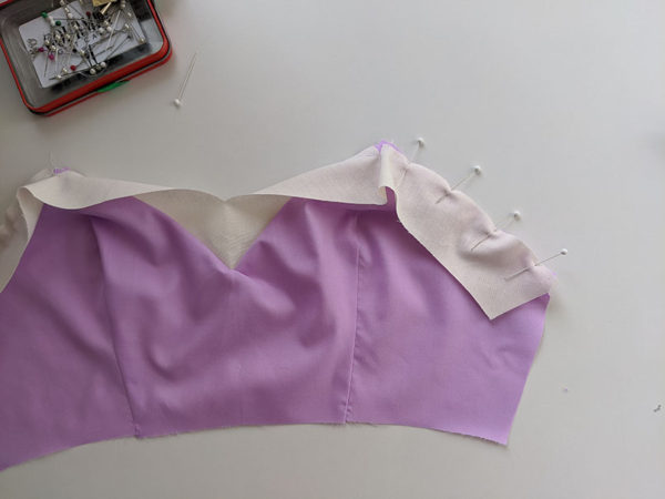 At The Seams Patterns - Sewing Tutorial: Amelia Sweetheart Bustier
