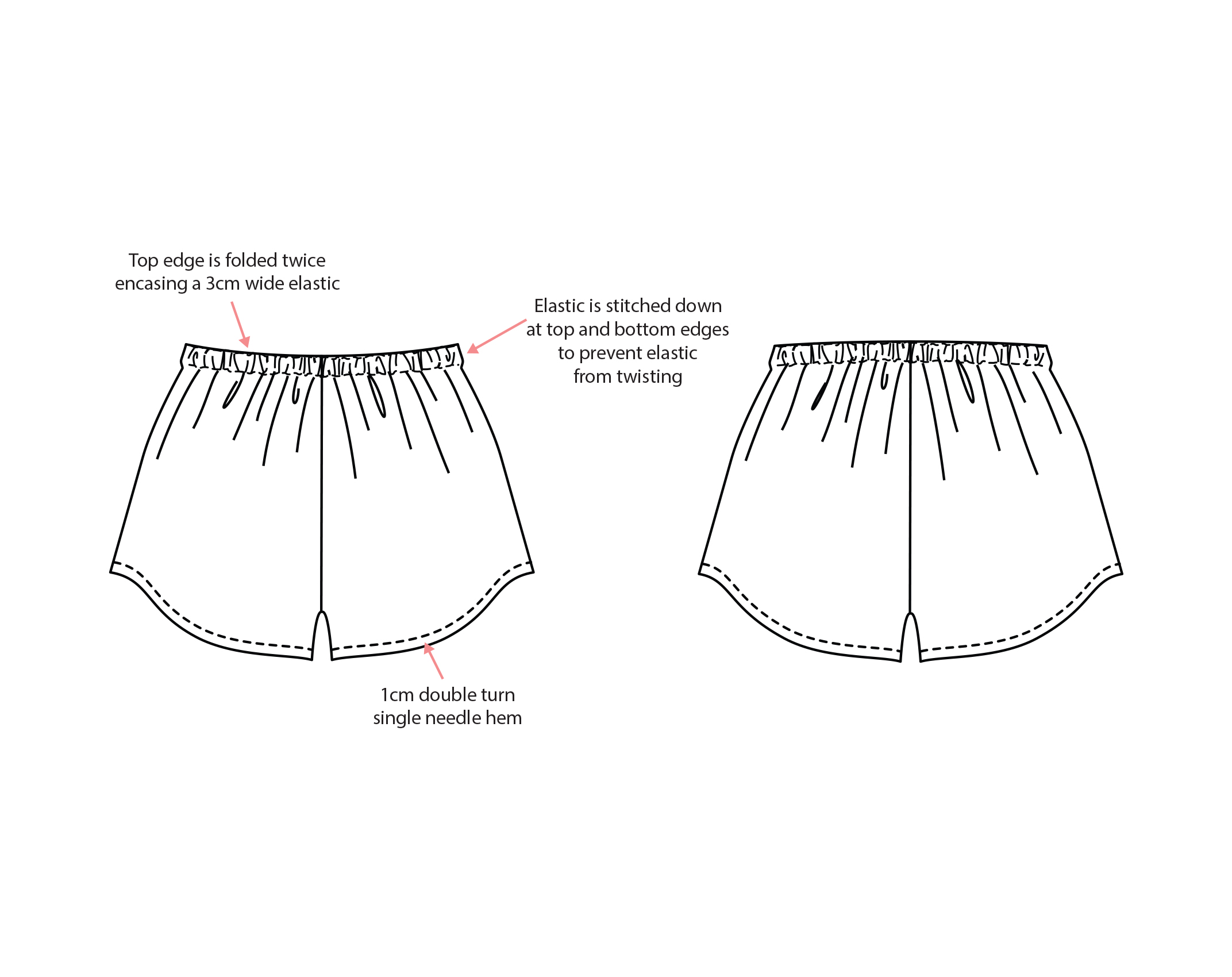 At The Seams Patterns | Shop | Camilla Relaxed Short Sewing Pattern