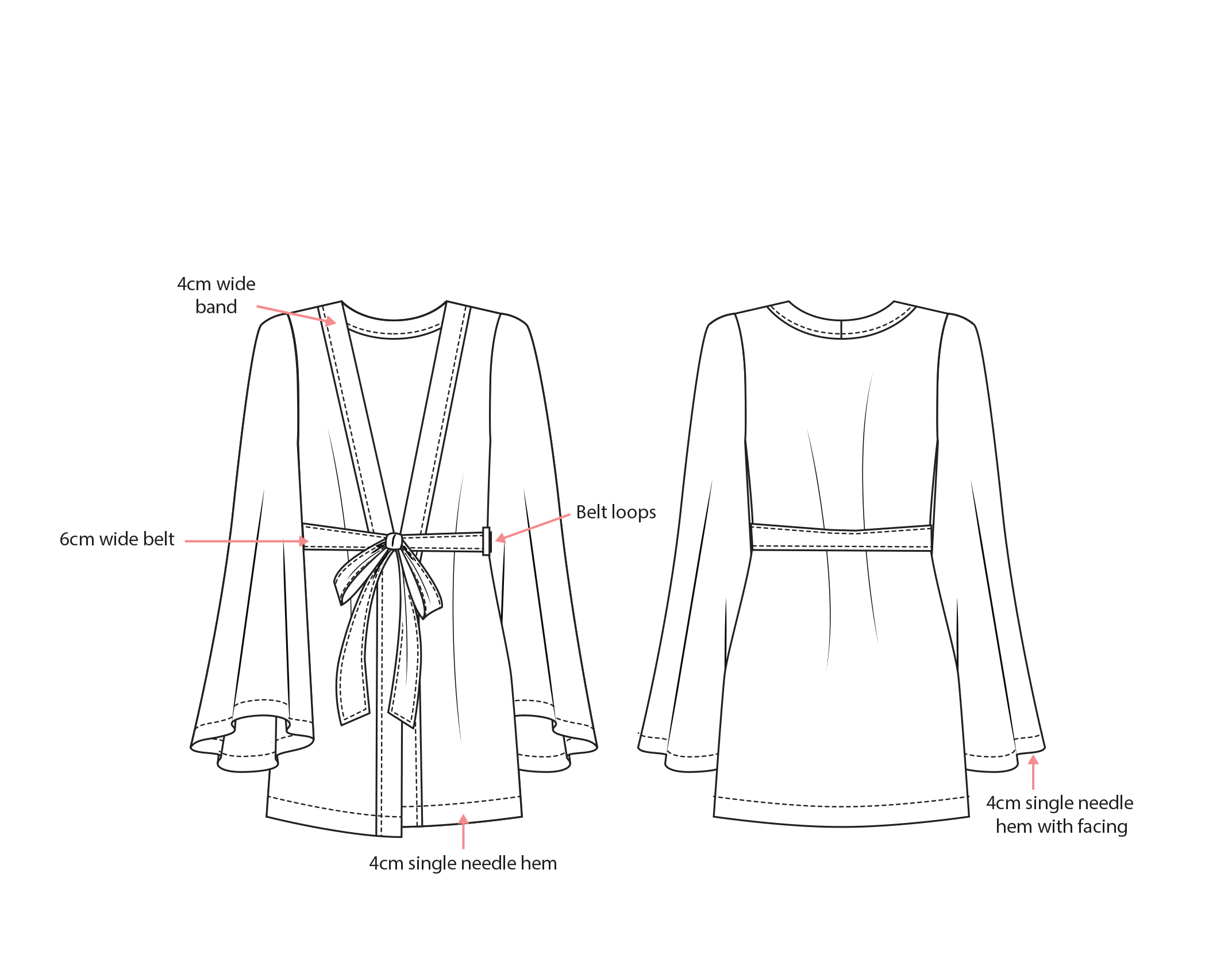 Amora Robe - PDF Sewing Pattern - Image 2