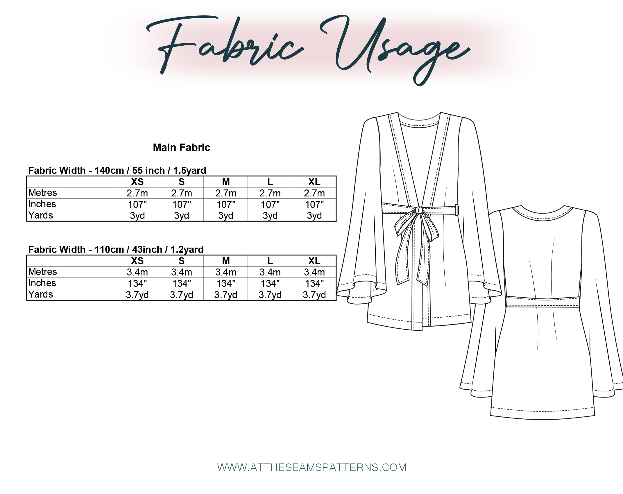 Amora Robe - PDF Sewing Pattern - Image 3