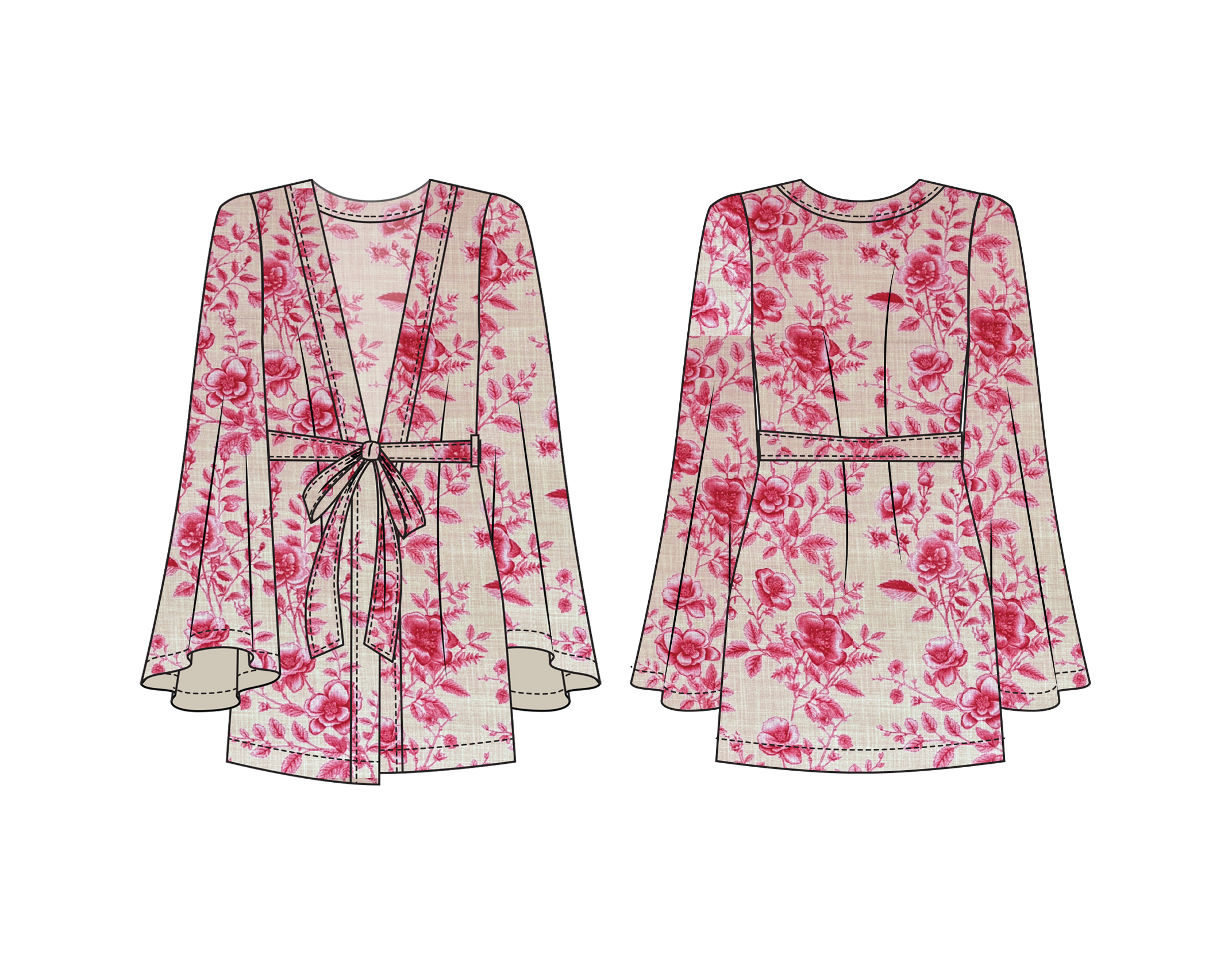 Amora Robe - PDF Sewing Pattern